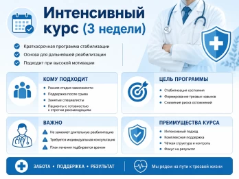 Реабилитация за 21 день в Ялуторовске