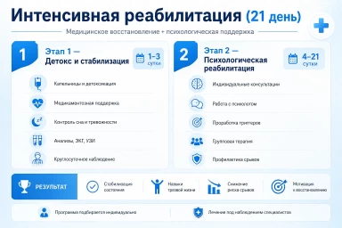Реабилитация за 21 день в Ялуторовске
